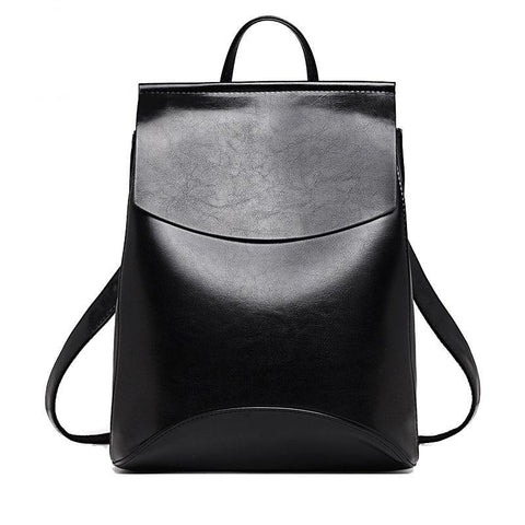 Women's Fashion Leather Backpack