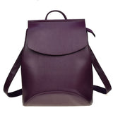 Women's Fashion Leather Backpack