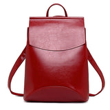 Women's Fashion Leather Backpack