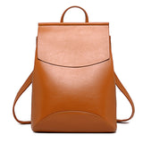 Women's Fashion Leather Backpack