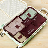 6 PCS Travel Storage Bag Set