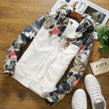 FASHION STYLE FLORAL HOODED MEN & WOMEN BOMBER JACKET