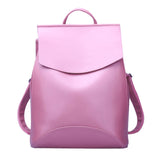 Women's Fashion Leather Backpack