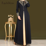 Womens Gold Abaya