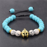 Roman Empire Helmet marble Bracelet
