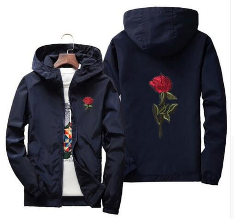 "ROYAL ROSES" WINDBREAKER JACKET