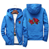 "ROYAL ROSES" WINDBREAKER JACKET