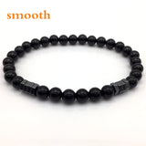 NAIQUBE 2018 New Fashion Geometric Beaded Men Bracelets Simple Classic Stone Bead Charm Bracelets & Bangles For Men Jewelry Gift