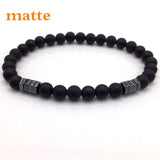 NAIQUBE 2018 New Fashion Geometric Beaded Men Bracelets Simple Classic Stone Bead Charm Bracelets & Bangles For Men Jewelry Gift