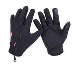 Windstopers Gloves Anti Slip Windproof Thermal Warm Touchscreen Glove  Breathable Tactico Winter Men Women Black Zipper Gloves