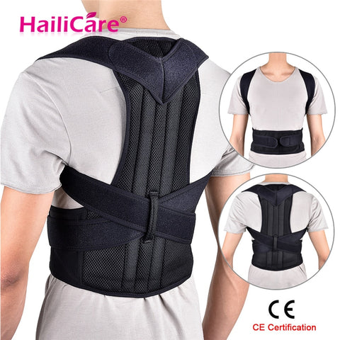 Back Posture Corrector Shoulder Lumbar Brace Spine Support Belt Adjustable Adult Corset Posture Correction Belt Body Health Care