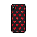 CDG PLAY Comme des Garcons ASSC Logo Brand Soft Case for iPhone 6 6s Plus 7 8 Plus  X Xs Max XR 5s Phone Cover Coque Shell Hull