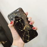 Luxury Gold Marble iPhone Case