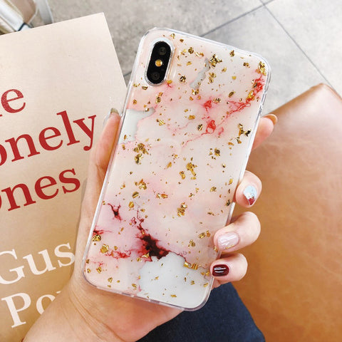 Luxury Gold Marble iPhone Case