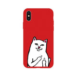 CDG PLAY Comme des Garcons ASSC Logo Brand Soft Case for iPhone 6 6s Plus 7 8 Plus  X Xs Max XR 5s Phone Cover Coque Shell Hull