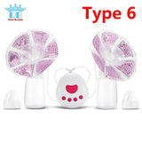 Real Bubee Single/Double Electric Breast Pump With Milk Bottle Infant USB BPA free Powerful Breast Pumps Baby Breast Feeding