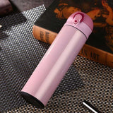 New Design Double Wall Stainless Steel Vacuum Flasks 500ml Thermos Cup Coffee Tea Milk Travel Mug Thermo Bottle Gifts Thermocup