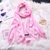 Fashion 2019 new spring winter scarves for women shawls and wraps lady pashmina pure long cashmere head scarf hijabs stoles
