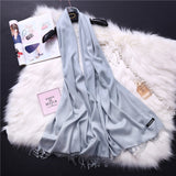 Fashion 2019 new spring winter scarves for women shawls and wraps lady pashmina pure long cashmere head scarf hijabs stoles