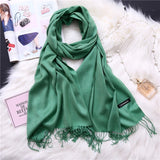 Fashion 2019 new spring winter scarves for women shawls and wraps lady pashmina pure long cashmere head scarf hijabs stoles