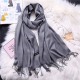 Fashion 2019 new spring winter scarves for women shawls and wraps lady pashmina pure long cashmere head scarf hijabs stoles