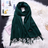 Fashion 2019 new spring winter scarves for women shawls and wraps lady pashmina pure long cashmere head scarf hijabs stoles